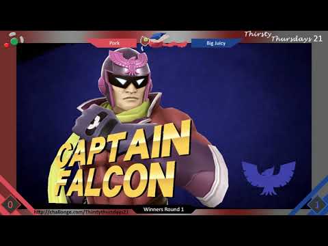 Pork (Luigi) vs Big Juicy (Captain Falcon) - WR2