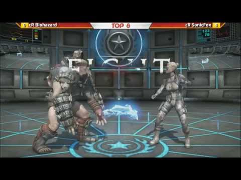 Defend the North 2015 - MKX - Top 8 - cR Biohazard (Ferra/Torr) vs cR Sonicfox (Cassie Cage)