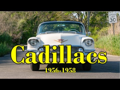 Cadillac cars 1956-1958