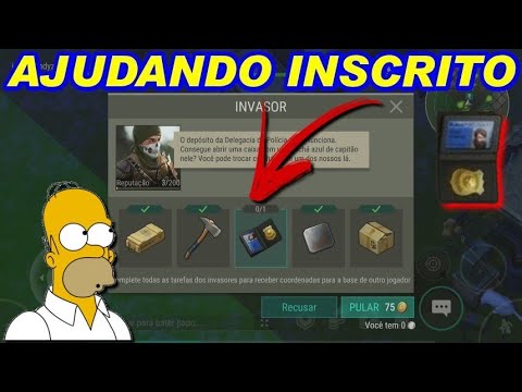 AJUDANDO INSCRITO NA TAREFA DOS INVASORES  #LASTDAY#LASTDAYONEARTH#LDOE