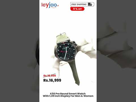 K56 Pro Round Smart Watch With 1.39 Inch Display For Men & Women