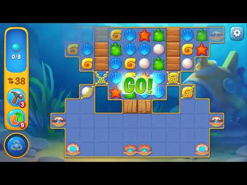 Fishdom NEW EVENT - Shipwrecked level 9 of 10 Gameplay (iOS Android)