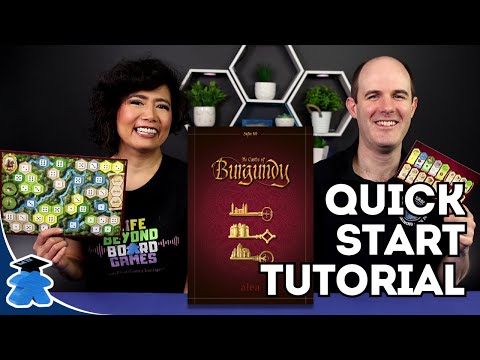 The Castles of Burgundy with Expansion - Board Game Tutorial. Start Playing in 9 Minutes