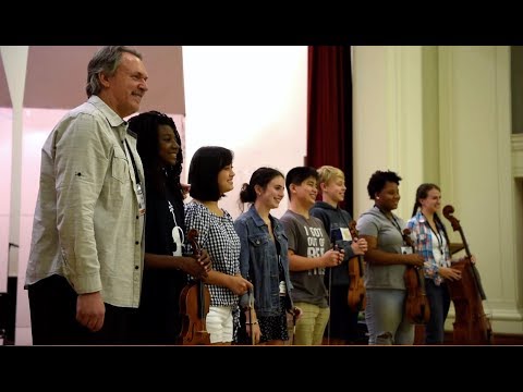 Daniel Pearl Memorial Instruments at O'Connor Method String Camp