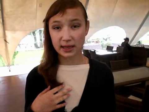 Junior Eurovision 2010 Ukraine: Yuliya Gurska interview for ESCKAZ (Russian)