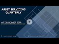 Asset Servicing Quarterly