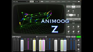 Video thumbnail for Animoog Z Synthesizer - NEW - AUv3 - Multi-Dimensional Sound - Walkthrough & Tutorial by The Sound Test Room
