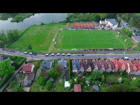 WidzewTV: (DRON): Kulisy meczu Widzew Łódź - LKS Rosanów - GŁOWNO Z LOTU PTAKA