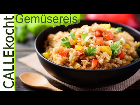 Schluss mit der Fresserei! Jetzt mal etwas Leichtes: Gemüsereis Rezept