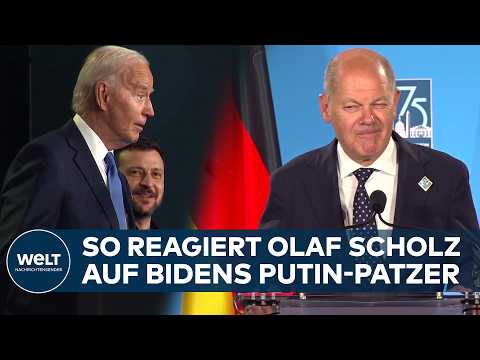 OLAF SCHOLZ ZU JOE BIDEN: „Versprecher passieren“ - Komplettes NATO-Statement des Bundeskanzlers