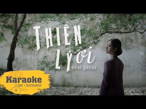 Thiên Lý ơi - Beat guitar | Karaoke Instrumental tone nam by Trịnh Gia Hưng | Emotiony