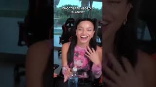 coscu y emilia mernes con su chocolate de lechee