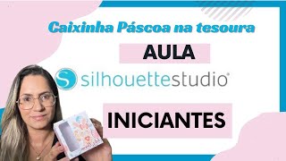 Silhouette Studio para iniciantes | Personalização e Montagem Caixa 4 doces Páscoa feito na tesoura
