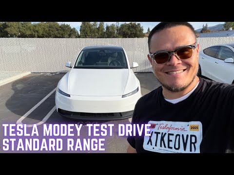 Tesla Model Y Standard Range Test Drive