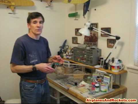 Part 3 - Covering a Model Airplane with Silkspan and Dope