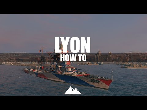 LYON, 340mm im T9 Gefecht & überleben! - World of Warships | [How to] [Deutsch] [60fps]