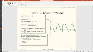 CE 5700 - Fundamental of Vibration Single-Degree-Of-Freedom #geotechnical #earthquakeengineering