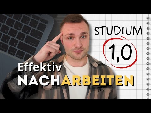 Vorlesungen effektiv nacharbeiten: Das Geheimnis der Topstudenten 📝