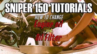Download lagu Change oil and Oil Filter of your Sniper 150 mp3