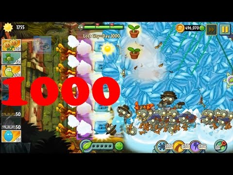 Plants vs Zombies 2 - Temple of Bloom level 1000 -  Tents of Imp Porter