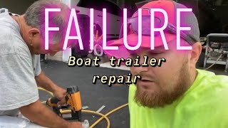 How to REPLACE Boat Trailer Guide Boards