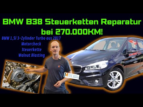 BMW 216i 2017er im Notlauf | BMW MINI B38 Steuerketten Reparatur | P130F20 | P130304 | P120408