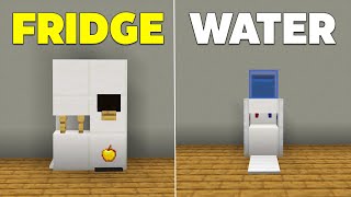 4 EASY Kitchen Redstone Builds in Minecraft Bedrock!