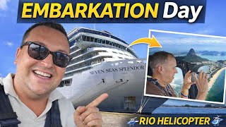 Regent Seven Seas Splendor Embarkation | Helicopter Tour Christ the Redeemer & Concierge Suite Ep. 3