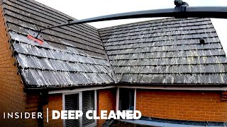 How 28 Years Of Moss Is Deep Cleaned From A Roof | Deep Cleaned