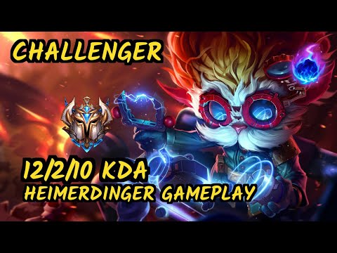TL Jensen (HEIMERDINGER) vs RYZE - 12/2/10 KDA MID CHALLENGER GAMEPLAY - NA