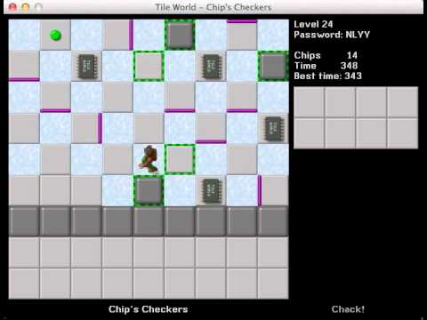CCLP1 level 24 solution - 343 seconds