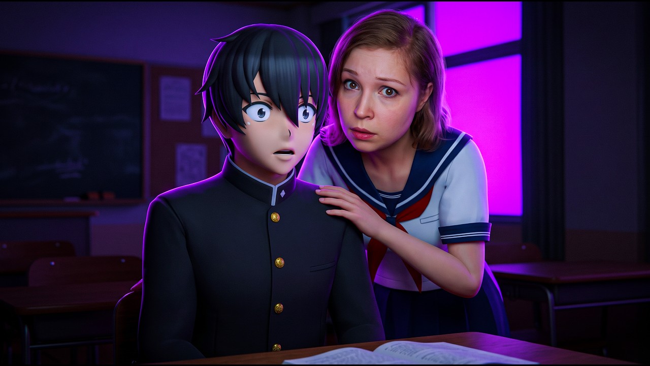 СНОВА ТЫ И Я, СЕМПАЙ! КОНЦОВКА ГЕН*ЦИД! [Прохождение Yandere Simulator]