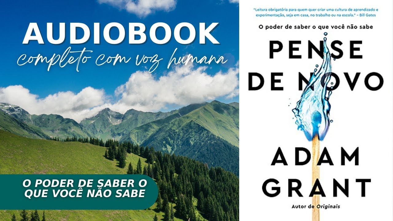 AUDIO LIVRO PENSE DE NOVO. AUDIOBOOK COMPLETO NARRADO