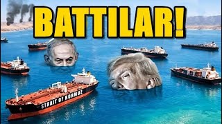 HÜRMÜZ BOĞAZINDA BATTILAR! ABD VE İSRAİL KAÇIYOR!
