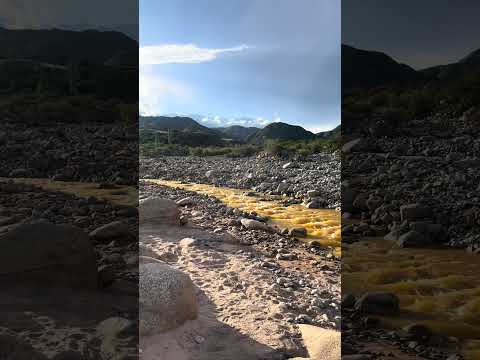 Esta es la unión de dos ríos en chilecito ! LA RIOJA ARGENTINA 🇦🇷