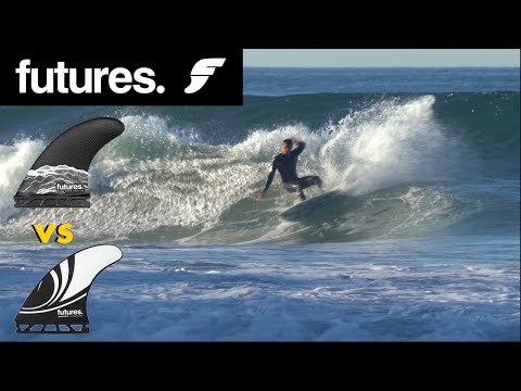 Futures Fins Vapor Core F8 neutral vs Sharp Eye honeycomb neutral. UsedSurf Fin Spex Episode 4