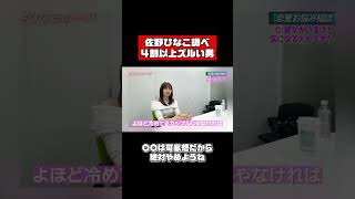 佐野ひなこ調べ、４割以上ズルい男 #shorts #恋愛相談