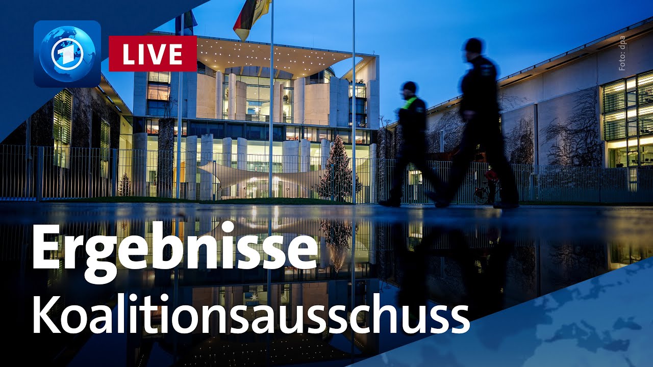Koalitionsausschuss stellt Ergebnisse vor