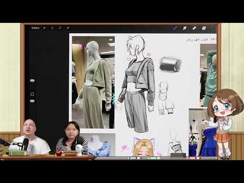 🔴 LIVE - Art Stream - This will SAVE your clothing drawings!! 11/30/2025