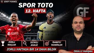 SPOR TOTO 12.HAFTA TAHMİNLERİ | BİR 14 DAHA BİLDİK, YİNE YENİDEN #sportoto #spor