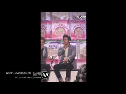 [MPD/직캠] 150205 INFINITE H HoYa(인피니트H 호야) - Pretty(예뻐)