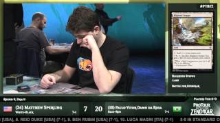 Pro Tour Battle for Zendikar Round 9 (Draft): Paulo Vitor Damo Da Rosa vs. Matthew Sperling