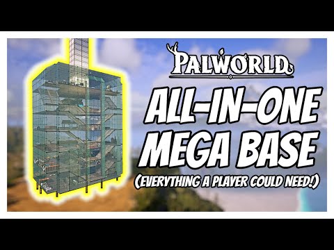 I Built an ALL-IN-ONE MEGA BASE in Palworld (and You Can TOO!) | Palworld