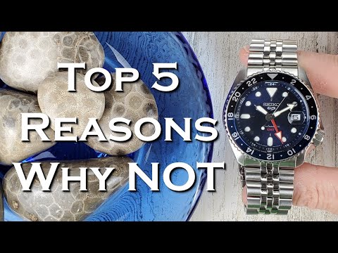 Top 5 Reasons Why You Should NOT Buy The Seiko 5 GMT SSK003 #seiko #seiko5 #gmt