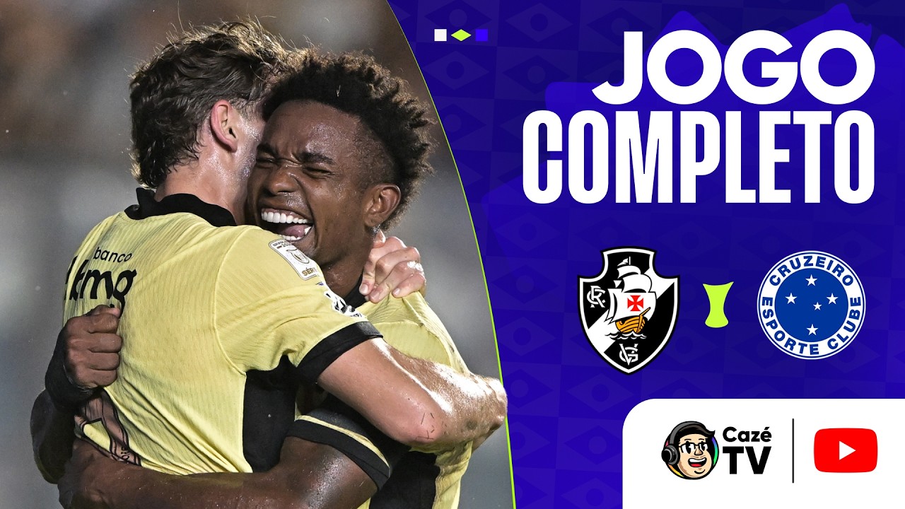 JOGO COMPLETO: VASCO X CRUZEIRO | BRASILEIRÃO 2026 | 25ª RODADA