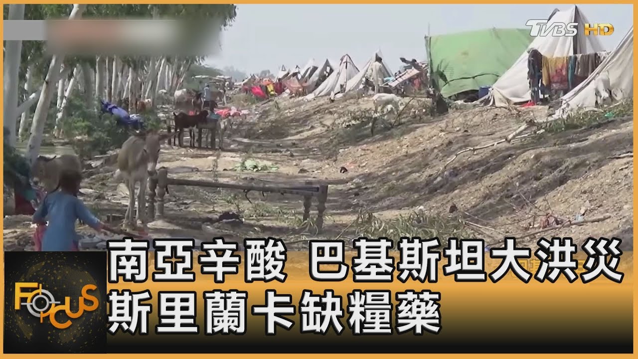 南亞辛酸 巴基斯坦大洪災.斯里蘭卡缺糧藥