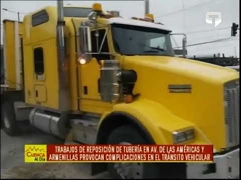 Trabajos de reposición de tubería en Av. de las Américas y Armenillas provocan complicaciones en el tránsito vehicular