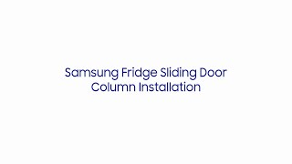 How To Install Samsung Slide Mounting Built-in Fridge Freezer | Samsung