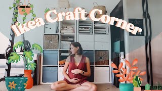 Creating My Ultimate Ikea Crafting Corner + Behind the Scenes 21 Weeks Pregnant!