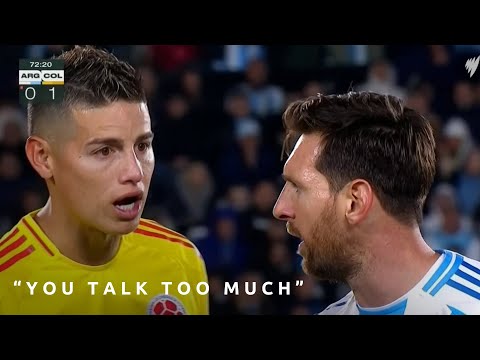 Messi's HEATED exchange with James | FIFA World Cup 26™ CONMEBOL Qualifiers